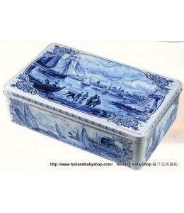 Hellema Speculaas cookie in Delft blue box